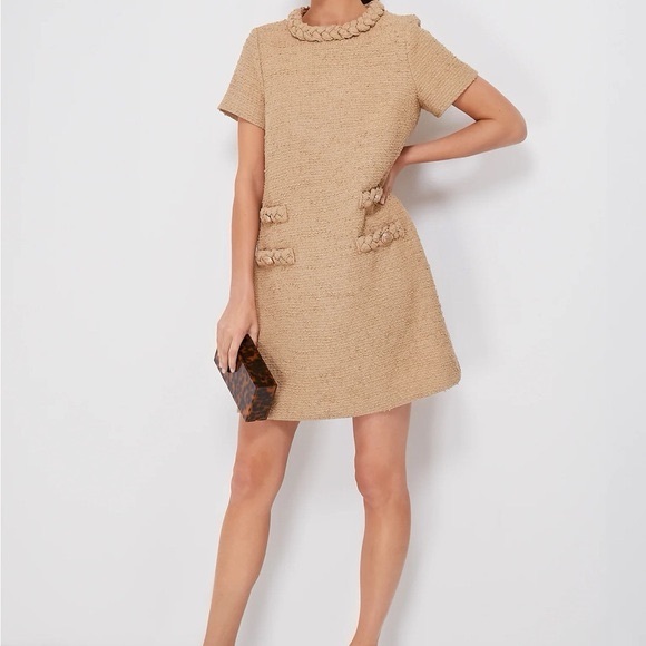 Tuckernuck Dresses & Skirts - Tuckernuck Croissant Tweed Jackie Dress Size Large